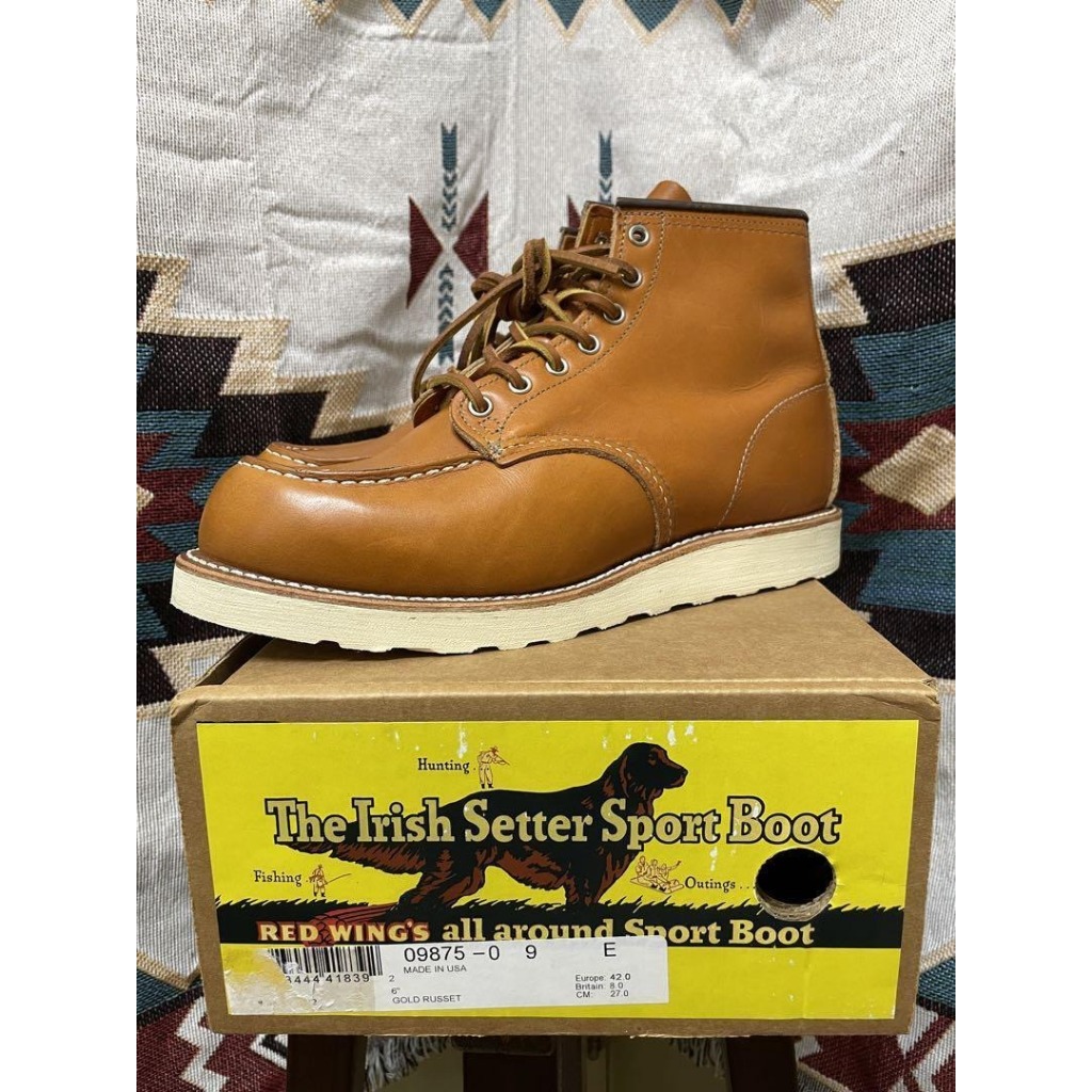 【紐約范特西】RED WING IRISH SETTER 6" MOC 09875 Rare Japanese 9E