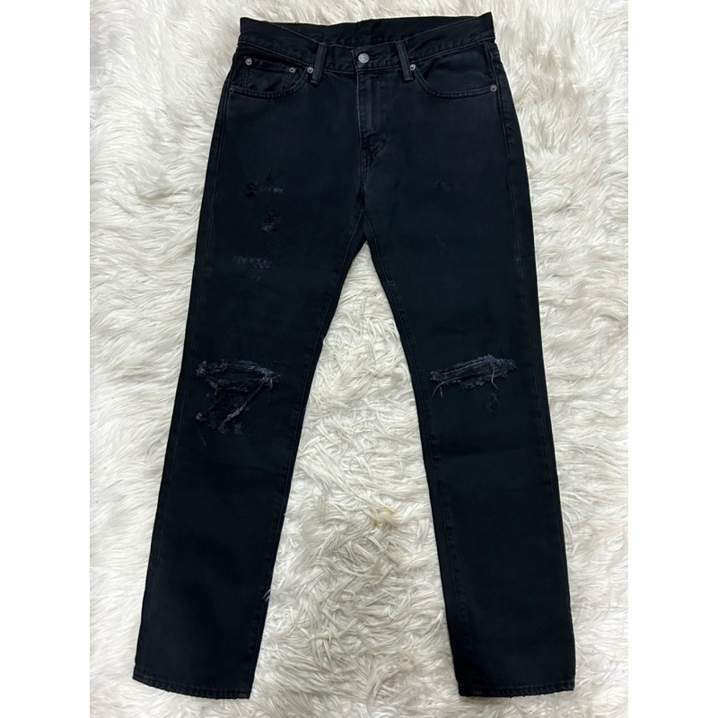 絕版美品 Levi’s 511 Slim Fit 全黑刀割窄管丹寧 501 505 510 LVC