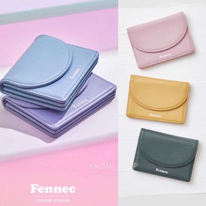 KKONI 韓國代購🇰🇷 FENNEC HALFMOON MINI WALLET 皮夾錢包 卡包 零錢包 證照包