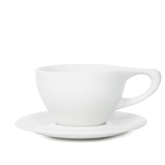 美國 notNeutral Lino Latte 拿鐵咖啡杯盤組(12oz) 白色
