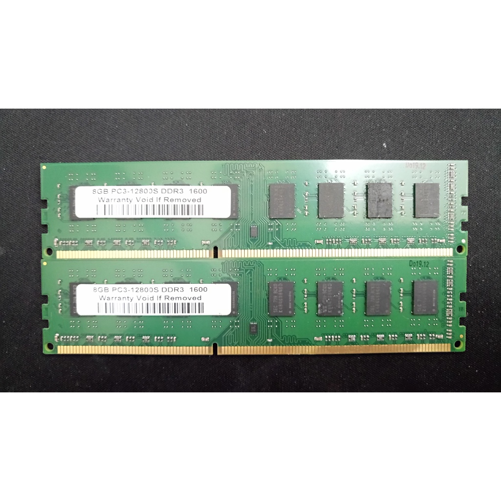 知飾家 二手良品 DDR3 12800S 1600 8G*2 8G記憶體