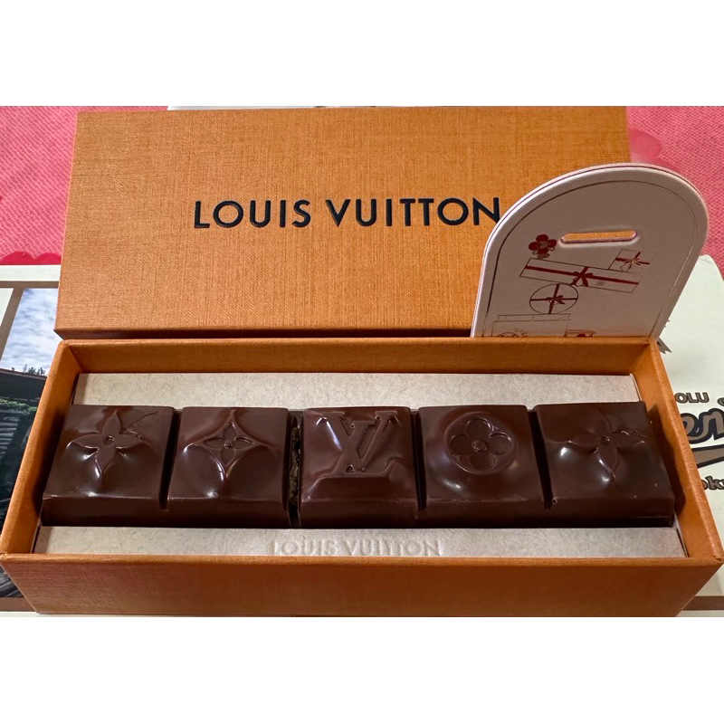 法國巴黎限定版Louis Vuitton LV巧克力-5入，逢年過節送禮首選（現貨）