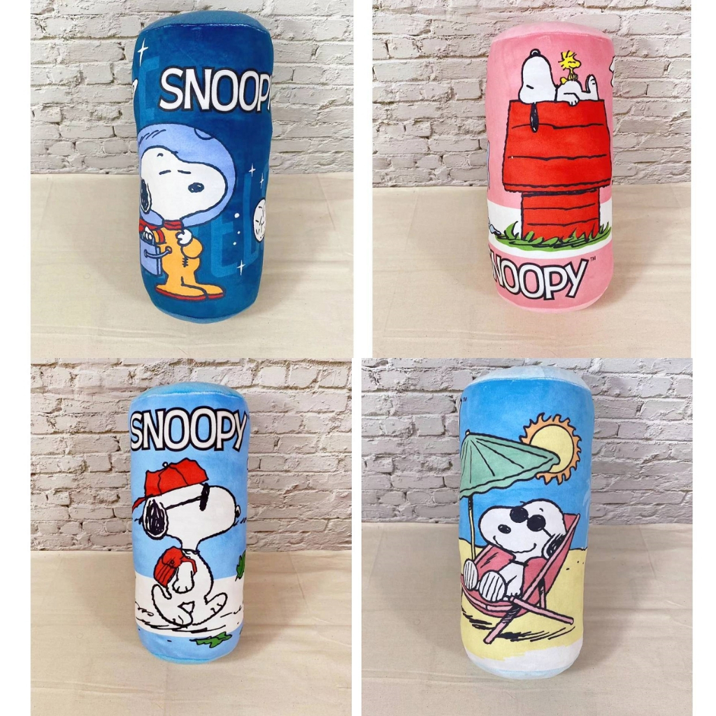 史努比 SNOOPY  圓筒抱枕 圓筒造型抱枕  抱枕 圓筒枕 長筒枕 圓柱枕 圓枕