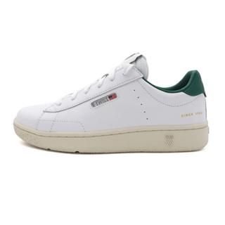 K-swiss Slammklub CC 白綠 皮革 休閒 運動鞋 男款 B4782【新竹皇家08911-937】