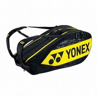 YONEX羽球雙肩背大球袋 BA92226EX(黃黑/紫黑)
