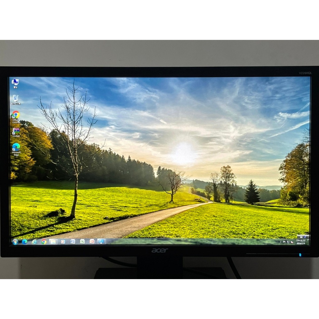良品 宏碁Acer V226HQL 22型 16:9 FHD 1080P VA面板 LED顯示器 (附螢幕線/有DVI)