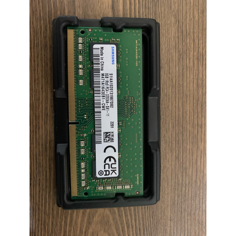 筆電記憶體 Samsung 8G DDR4 3200 NB RAM (M471A1K43EB1-CWE)