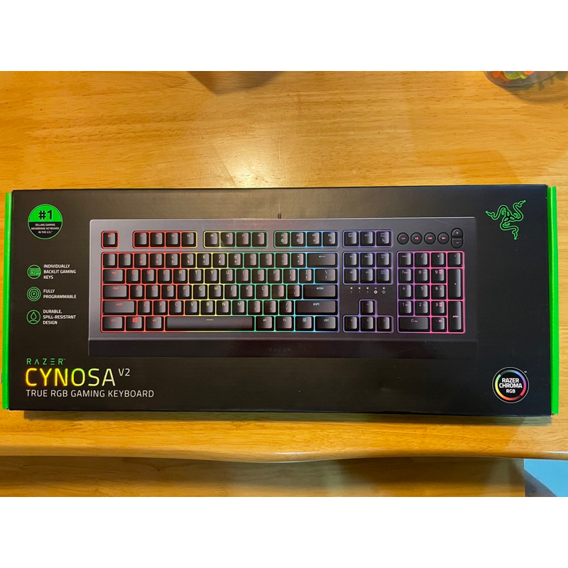Razer 雷蛇 Cynosa V2 薩諾狼蛛 RGB 薄膜式 電競 鍵盤