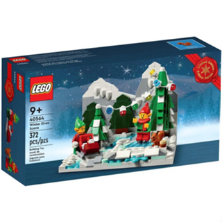 LEGO 樂高 冬日聖誕 小精靈 人偶 松鼠 圍巾 雪橇 40564