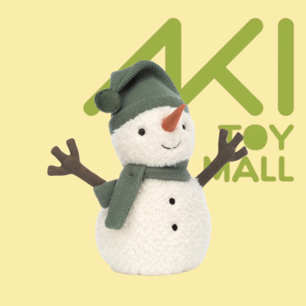 「AKI T🐣Y MALL」Jellycat 麥迪雪人 綠帽雪人 雪人 可愛 陪伴玩偶 禮物