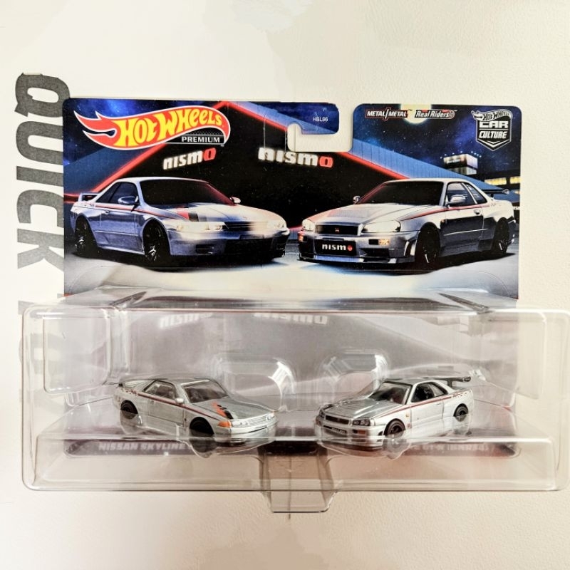 ◤玩具快克◢ HOT WHEELS 風火輪 汽車文化 雙車組 NISSAN GTR R32 R34 NISMO 塗裝