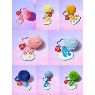 🌈🧸Care Bears彩虹熊絨毛球鑰匙圈/小吊飾
