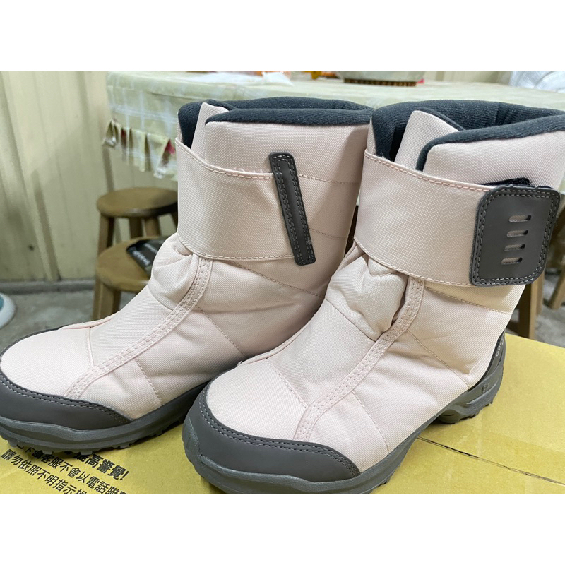 迪卡儂-高筒保暖雪地健行鞋（34碼/21.5cm)