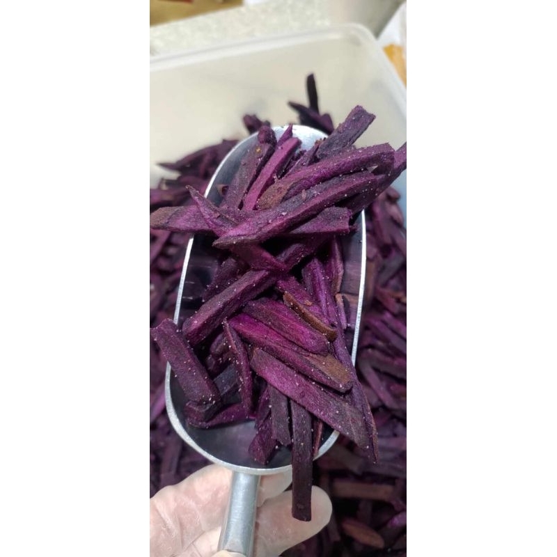 紫色地瓜條 130公克 100元（是硬硬的嘿大家😋😋）