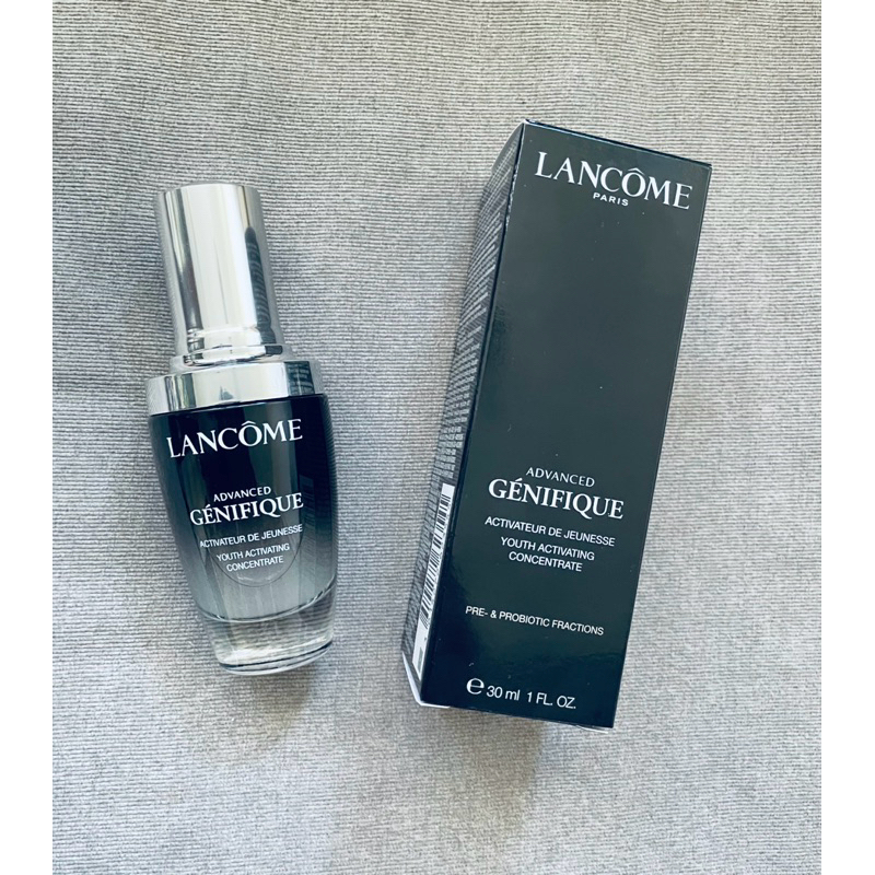 LANCOME蘭蔻超未來肌因賦活露 30ml，全新正品有中標.送保養品小樣、試用包及三麗鷗長榮航空撲克牌