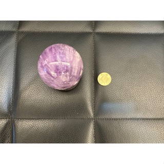 紫水晶球 紫晶球 紫水晶 水晶球 0.55公斤 直徑7cm 附底座