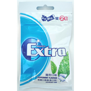 EXTRA 無糖口香糖 薄荷口味 28g