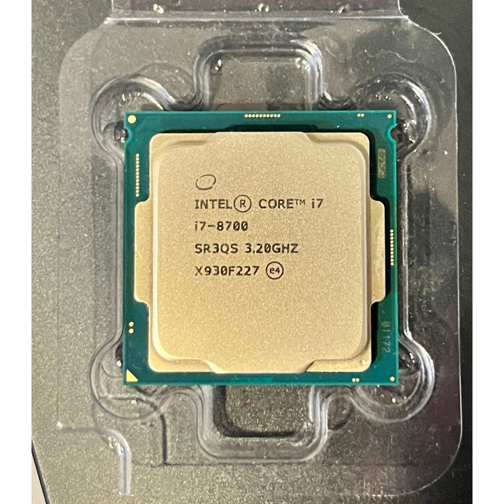 Intel® Core™ i7-8700 處理器 (附散熱膏)