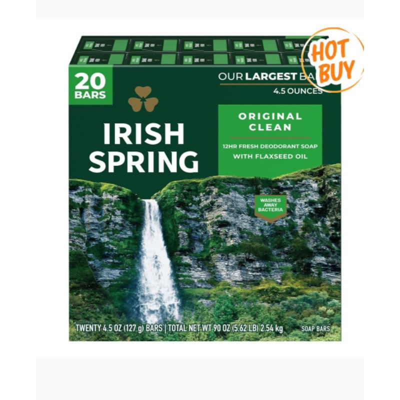 irish spring 清新體香皂127g 好市多代購