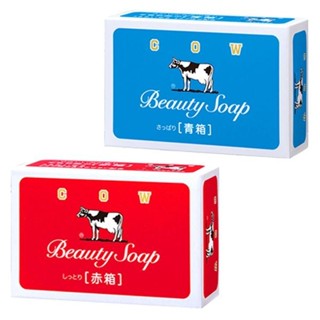 日本 牛乳石鹼香皂~玫瑰滋潤 / 茉莉清爽 單入 85g / 90g 牛乳香皂 日本香皂 紅盒皂 藍盒皂