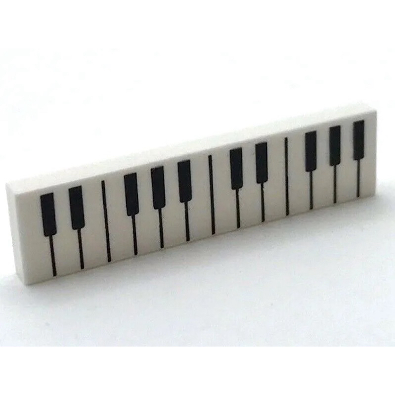 LEGO 樂高 21319 白色 1x4 鋼琴 鍵盤 琴鍵 印刷磚 全新品, 配件 平滑磚 音樂 配件 Friend