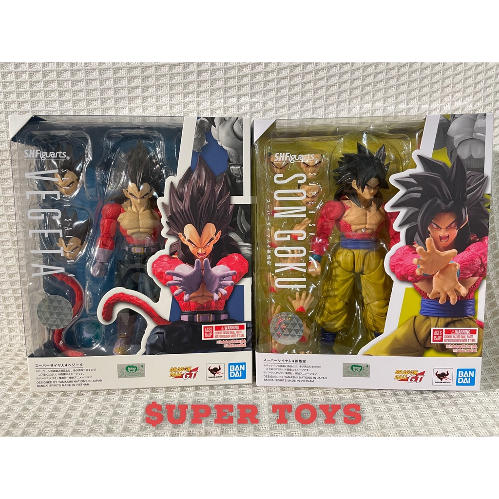 《$uper Toys》全新現貨 SHF 貝吉塔 達爾 超4 超四 七龍珠GT 超級賽亞人4 可動 公仔 人偶 模型