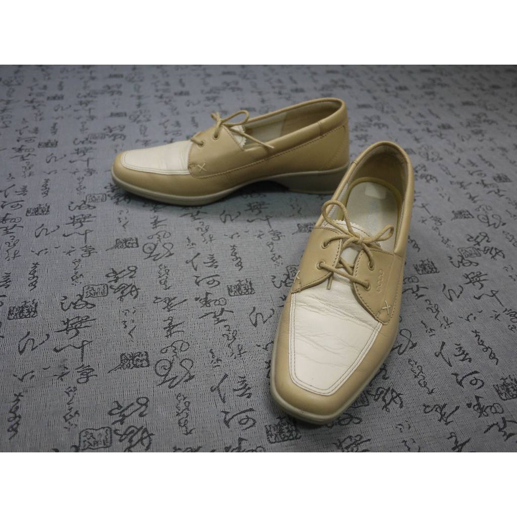 日本製 ECCO 高級真皮休閒鞋 USA 7.5 EUR 39 JPN 24.5 CM