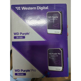 WD 紫標 監控硬碟 3TB 全新未拆未使用