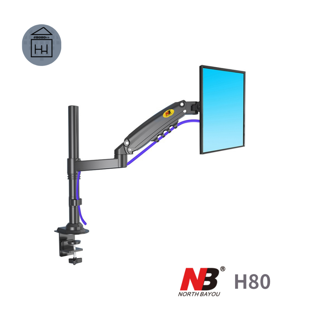 💈福利品💈NB 17-27吋人體工學螢幕桌面顯示器支架 / H80 可調角度 調升降 工作桌 工作台 氣壓式