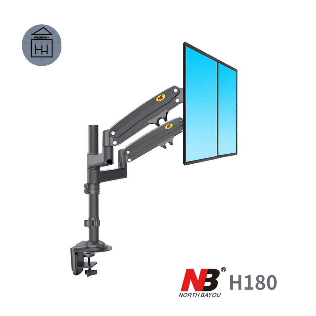 【NB】22-32吋人體工學螢幕桌面顯示器支架 / H180
