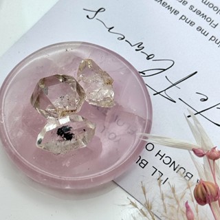 粉水晶能量碗 擺飾 水晶盤 桃花 水晶碗 人緣 粉晶 粉水晶 擺件 水晶 碎石 水晶盆 消磁盆 粉水晶 茉夏七月