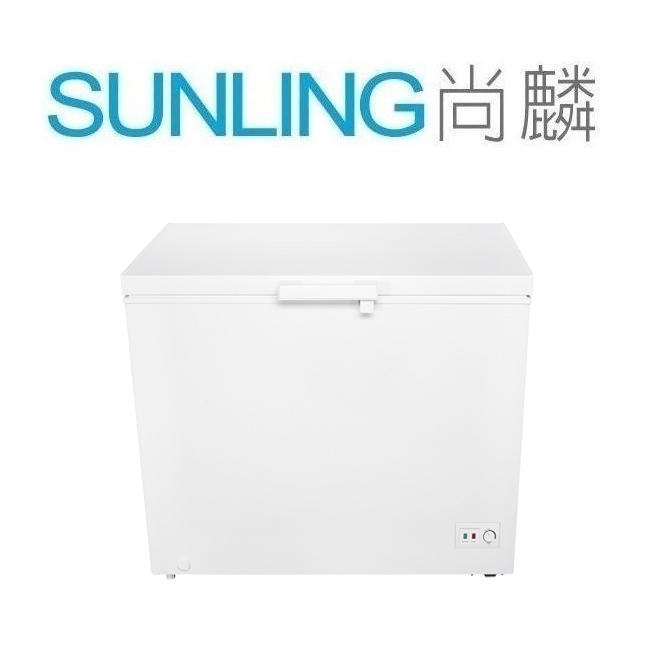 尚麟SUNLING 東元 330L 上掀式 單門 冷凍櫃 RL3517W 新款 300L RL3002W 玻璃滑門