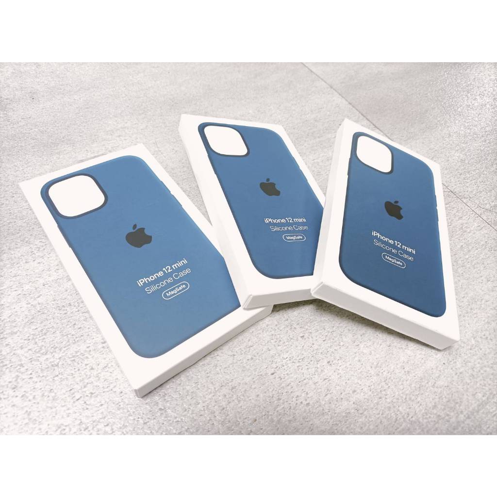 可自取! 海軍藍色!  Apple原廠矽膠保護殼 iPhone 12 mini用【蘋果園】全新正貨MagSafe