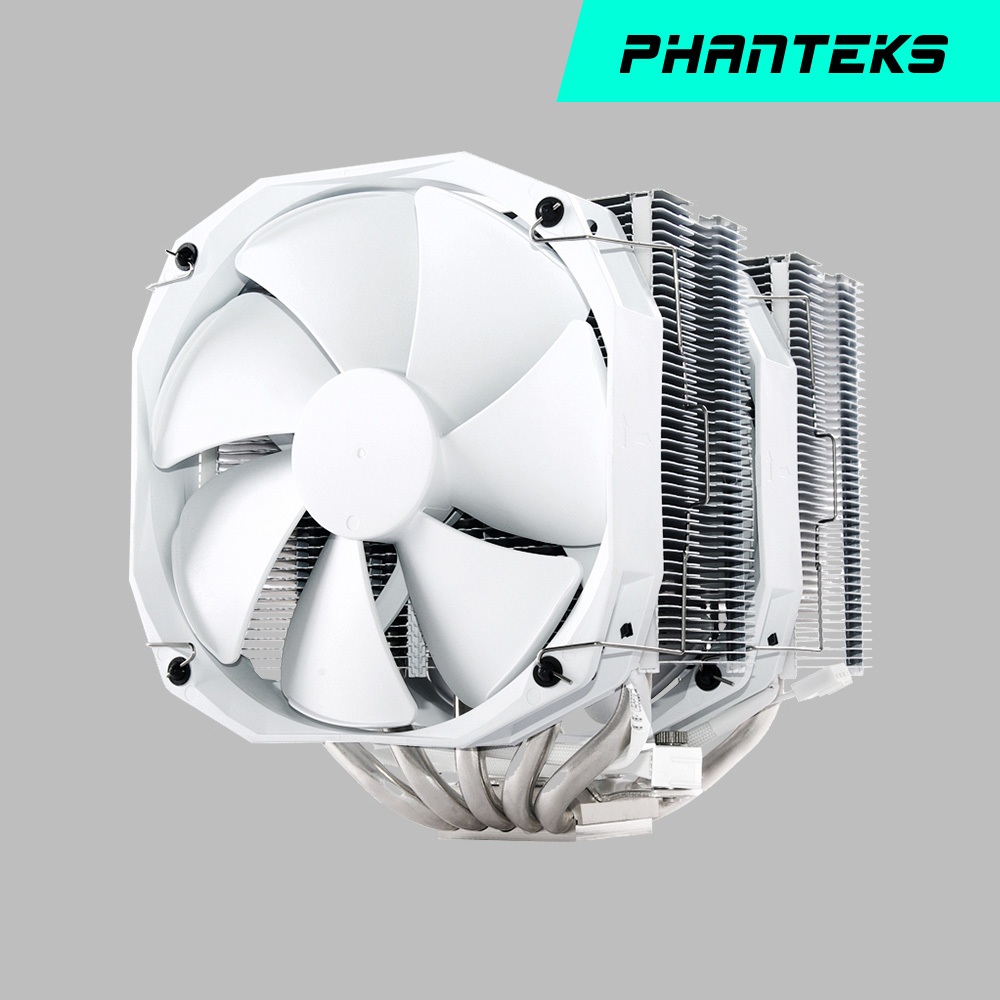 Phanteks 追風者PH-TC14PE雙塔旗艦版白色8毫米x5銅熱管水冷CPU散熱器