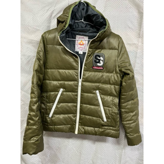 二手衝鋒衣 /sUNSISTER兩件式防風登山服 /連帽羽絨外套 機能帶帽外套D051