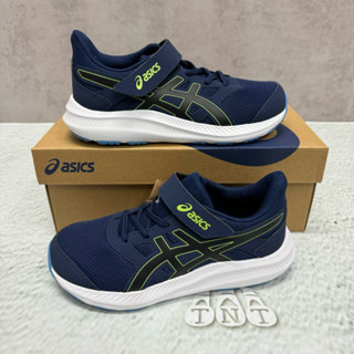 《TNT運動廣場》ASICS JOLT 4 PS 中童 魔鬼氈/彈性鞋帶 耐磨 慢跑鞋 1014A299-406