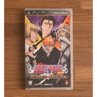 PSP 繁體中文版 日文語音 死神 BLEACH 炙熱之魂7 正版遊戲片 原版光碟 SONY
