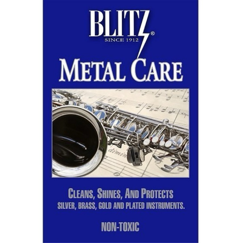 「可愛樂器舖」BLITZ Metal Care 拭銀布 管身保養/金屬亮光/清潔布