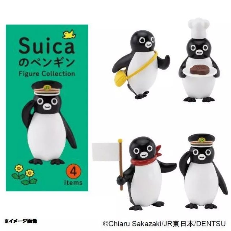 日本 Suica 西瓜卡 企鵝 公仔 盲盒 盒玩 廚師款