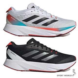 Adidas 慢跑鞋 男鞋 訓練鞋 ADIZERO SL 白/黑【運動世界】ID6924/ID6926