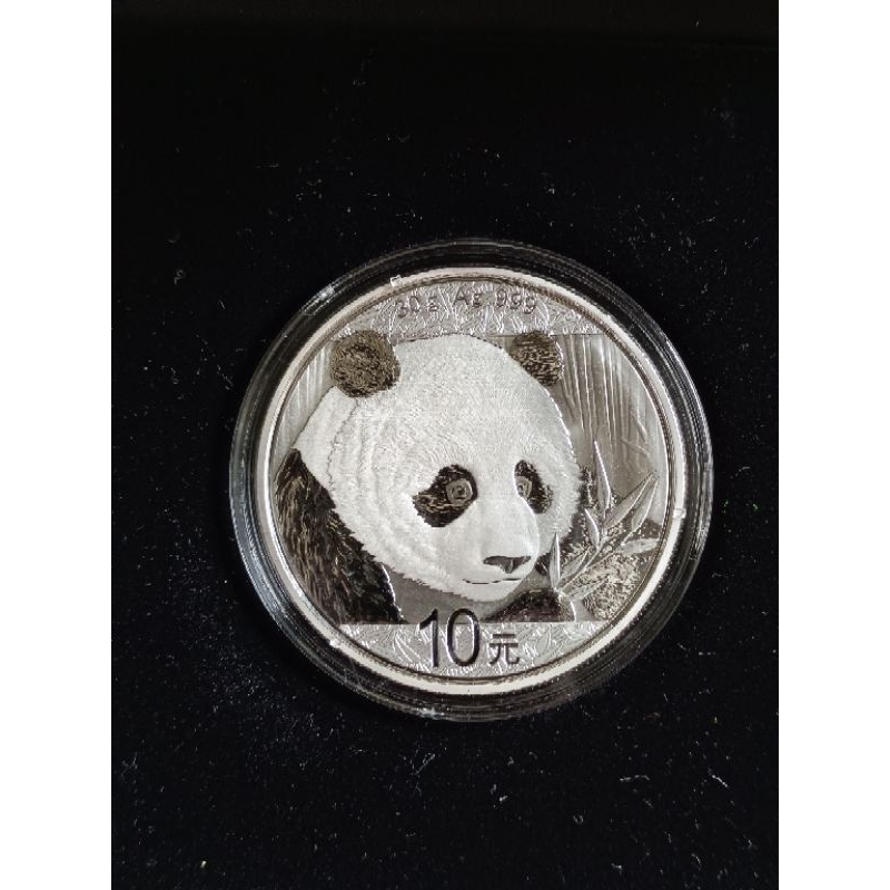 銀幣 紀念幣 2018 熊貓銀幣 999純銀 30克（有收藏盒）