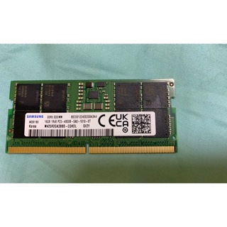 (全新) 三星 SAMSUNG DDR5 4800 16g 筆記型記憶體 NB 一條 (無盒/無發票)