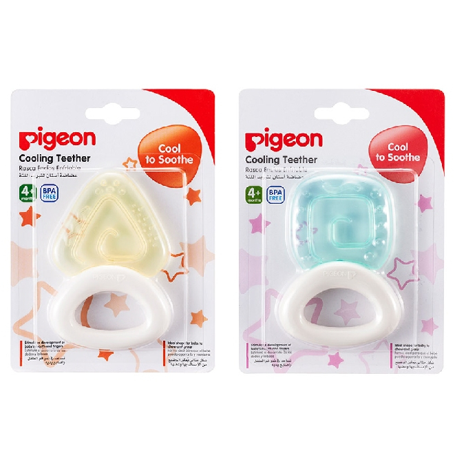 【Pigeon 貝親】冰凍咬牙器(方形餅乾/三角形餅乾)
