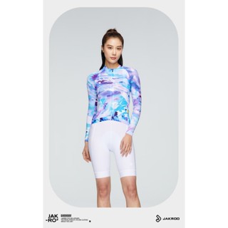 JAKROO/捷酷「2024新品首發款～紫映 *女薄長袖車衣～NEW ARRIVAL～蔚藍、晚霞、嫣紫、潔白......