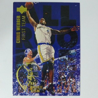 ~Chris Webber/韋伯~名人堂/密西根五虎 1994年UD ALL ROOKIE TEAM.NBA籃球卡