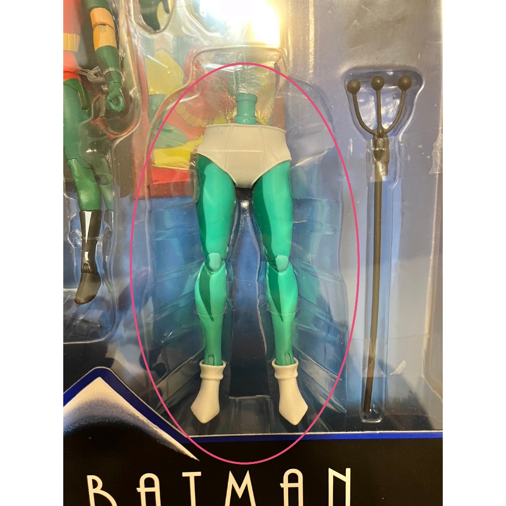 麥法蘭 料理王 下半身 BAF 醬料人 DC Direct 蝙蝠俠 動畫版 6吋 可動 模型 玩具 配件