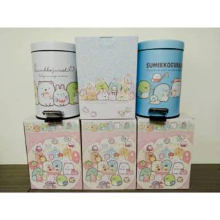 低價出清！！日本San-X正版雷標全新角落生物(Sumikko gurashi)馬口鐵踏式垃圾桶 角落小夥伴現貨只剩白色