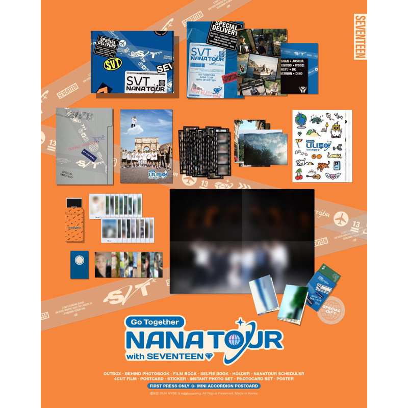 拆售 一販SEVENTEEN NANA TOUR 2024 MOMENT PACKAGE