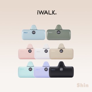 有標示Wh💕現貨24h【iWALK Pro】第五代快充加長版 直插式行動電源 電量顯示 適用iPhone 安卓 口袋電源