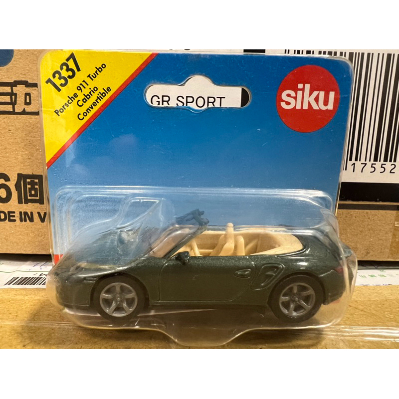 siku 1337 Porsche 911 Turbo 綠色 保時捷 絕版品